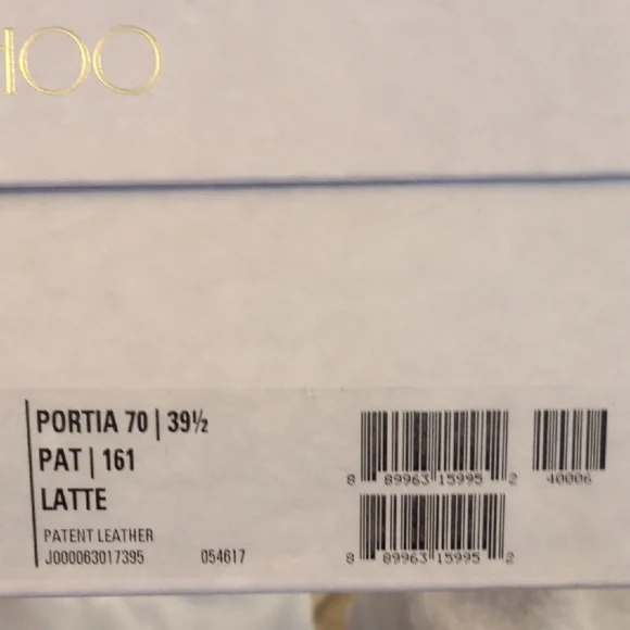 Jimmy Choo Cream Patent Wedges - Picture 3 of 7